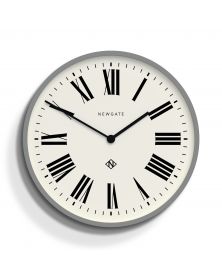 Number 3 Italian Wall Clock - Grey