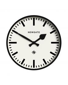 Number 3 Railway Wall Clock - Black