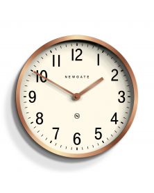 Master Edwards Wall Clock - Copper & White