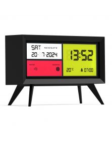 Spectronoma Lcd Desk Clock - Black