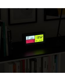 Spectronoma Lcd Desk Clock - Black