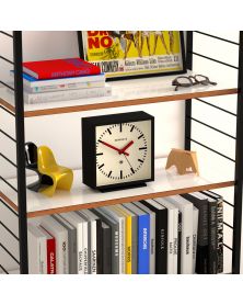 Amp Desk Clock - Black & Red