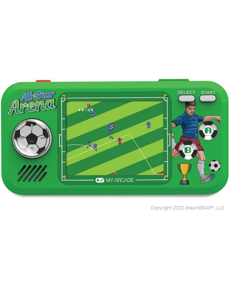 Pack of 4 Pocket Players MyArcade ALL STAR ARENA 7 Licenced Sport titles + 300 games