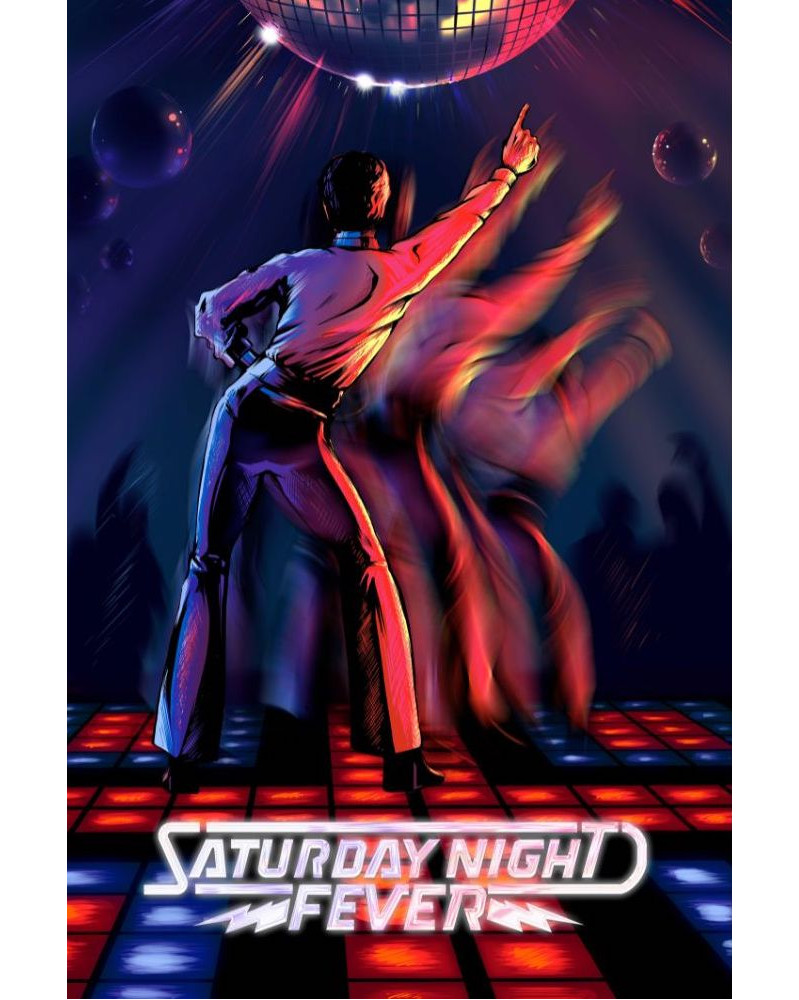 Poster Saturday Night Fever Limited Edition (Digigraphie)