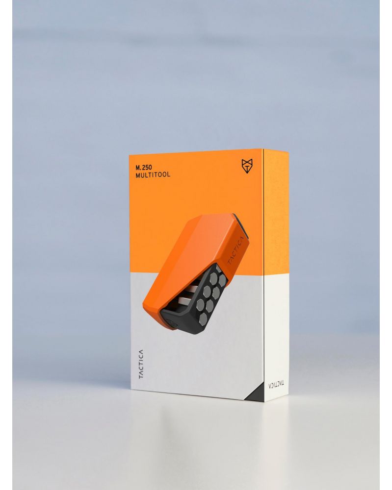 Screwdriver + 12 hex bits M250 Orange by Tactica Gear Screwdriver + 12 hex bits M250 Orange by Tactica Gear