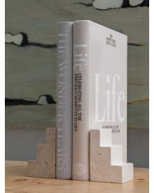 Bookend Printworks -Travertine/Limestone