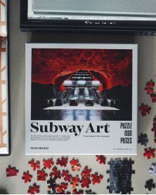 Puzzle Printworks - Subway Art, Fire