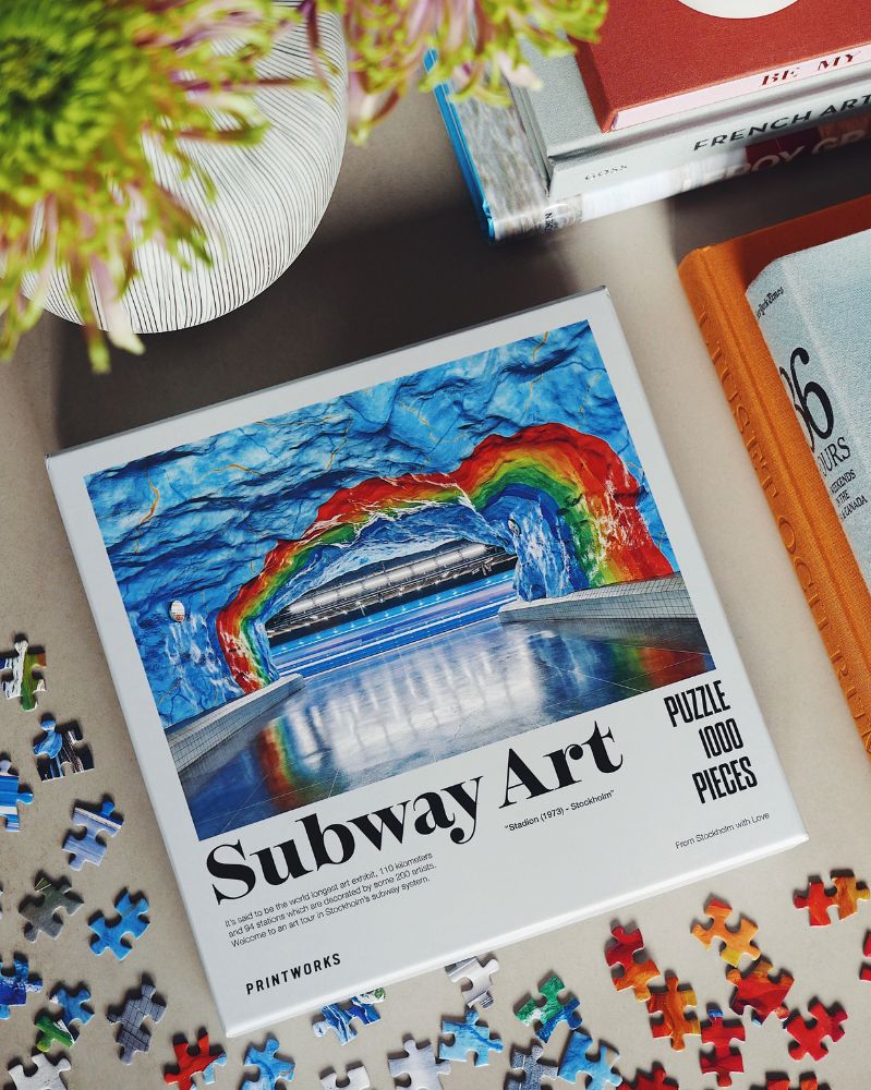 Puzzle - Subway Art Rainbow by Printworks