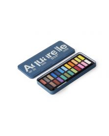 Watercolor - Aquarelle, set of 24