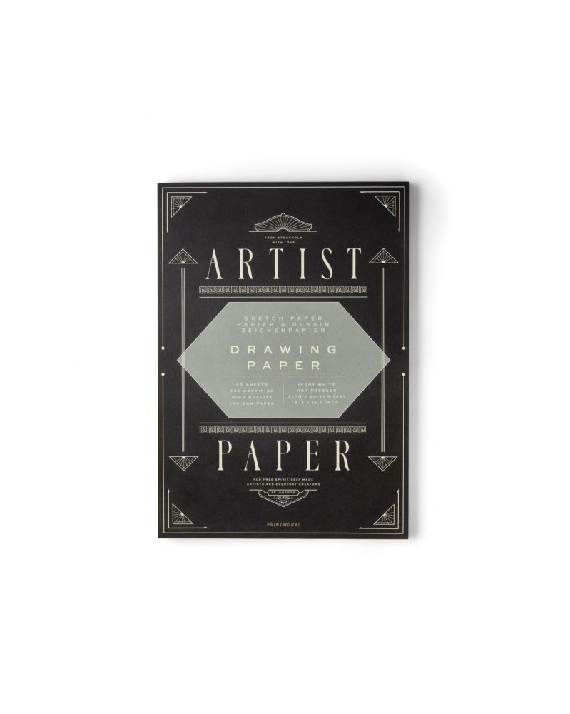 Bloc de papier d'art 50 feuilles 150g pour Dessin