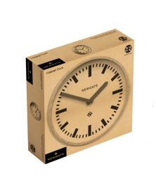 Horloge murale - Classique & Moderne - Luggage Aiguilles Vertes