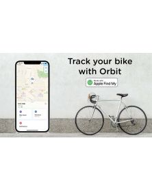 Orbit Velo Bike Finder works with Apple Find My