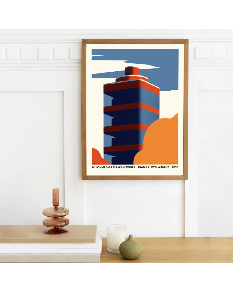 Affiche Guggenheim Museum Coral Edition Limitée (sérigraphie)