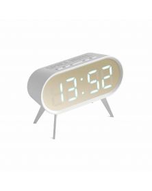 Cyborg Alarm Clock - White