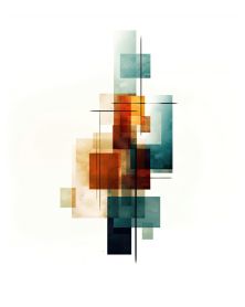 Affiche - Modern Abstract 01 (30x40 cm) - Hartman AI