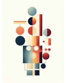 Affiche - Modern Abstract 03 (30x40 cm) - Hartman AI