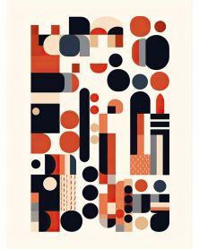 Affiche - Modern Abstract 10 (30x40 cm) - Hartman AI