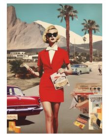 Affiche - 60's Collages 07 (30x40 cm) - Hartman AI