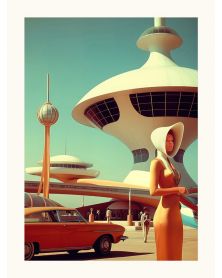 Affiche - Retro Future 01 (30x40 cm) - Hartman AI