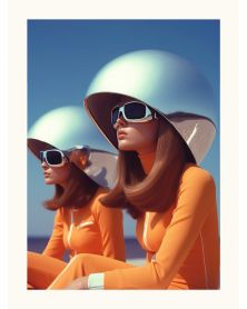 Affiche - Retro Future 05 (30x40 cm) - Hartman AI