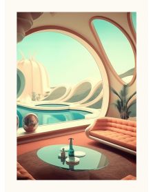 Poster - Retro Future 06 (30x40 cm) - Hartman AI