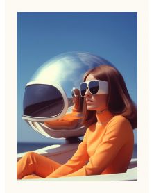 Affiche - Retro Future 09 (30x40 cm) - Hartman AI