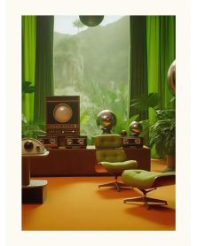 Affiche - Retro Future 13 (30x40 cm) - Hartman AI