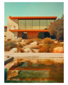 Poster - Villa California 02 (30x40 cm) - Hartman AI