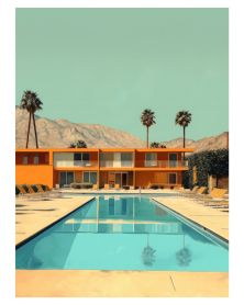 Affiche - Villa California 05 (30x40 cm) - Hartman AI