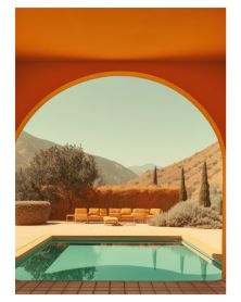 Affiche - Villa California 10 (30x40 cm) - Hartman AI