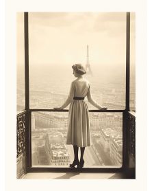 Affiche - Old Postcard 07 (30x40 cm) - Hartman AI