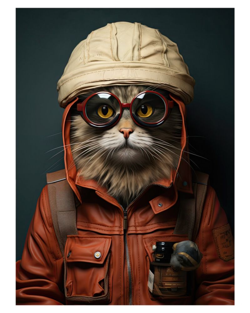 Poster - Animal Elegance 02 (30x40 cm) - Hartman AI Poster - Animal Elegance 02 (30x40 cm) - Hartman AI