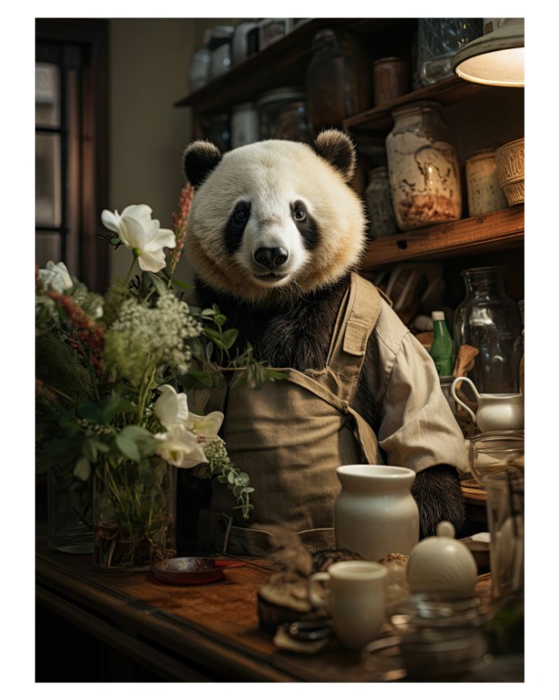 Poster - Animal Elegance 10 (30x40 cm) - Hartman AI Poster - Animal Elegance 10 (30x40 cm) - Hartman AI