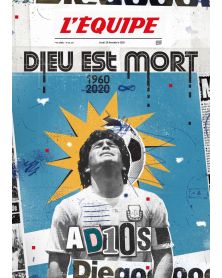 Poster - L'Equipe - Maradona (digigraphie)