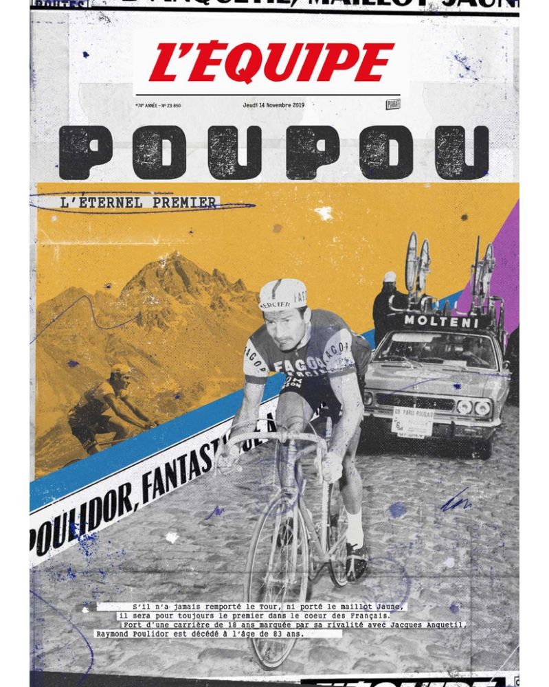 Poster - L'Equipe - Poulidor (digigraphie)