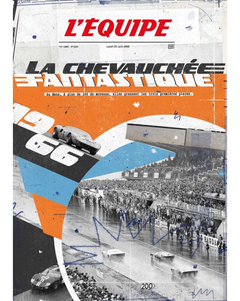 Affiche - L'Equipe - Le Mans (digigraphie)