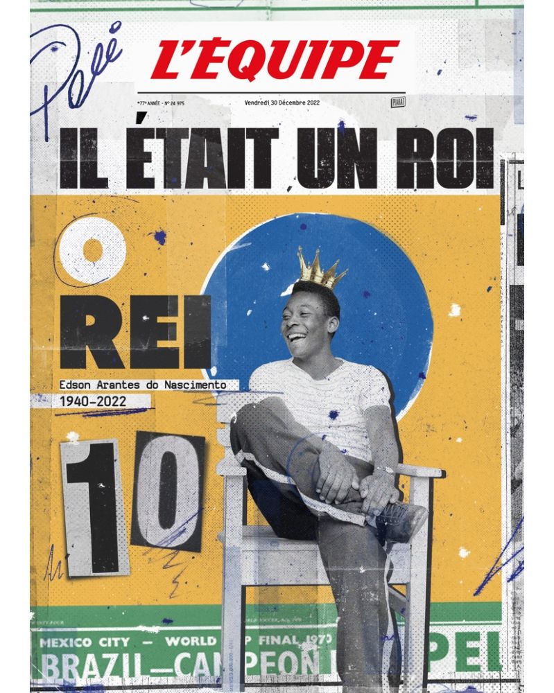 Poster - L'Equipe - Pele (digigraphie)