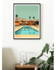 Affiche - Villa California 05 (50x70 cm) - Hartman AI