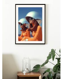 Affiche - Retro Future 05 (50x70 cm) - Hartman AI