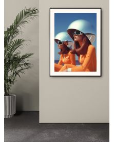 Poster - Retro Future 05 (50x70 cm) - Hartman AI