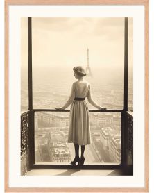 Affiche - Old Postcard 07 (30x40 cm) - Hartman AI