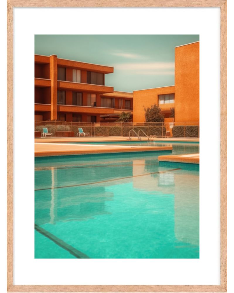 Affiche - Villa California 11 (30x40 cm) - Hartman AI