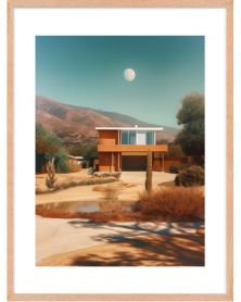 Affiche - Villa California 09 (30x40 cm) - Hartman AI