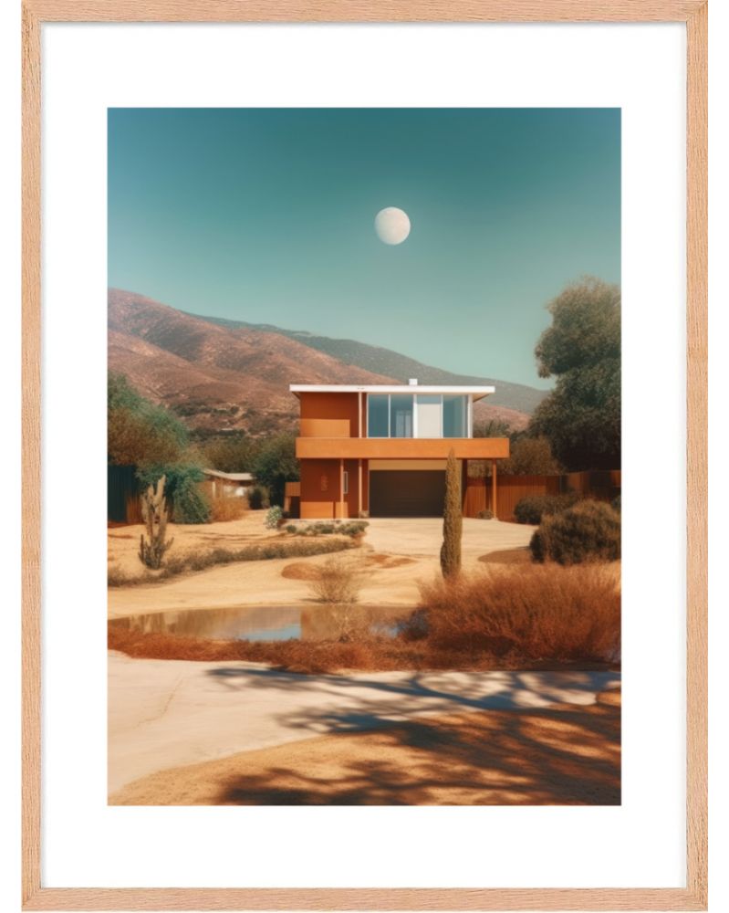 Affiche - Villa California 09 (30x40 cm) - Hartman AI