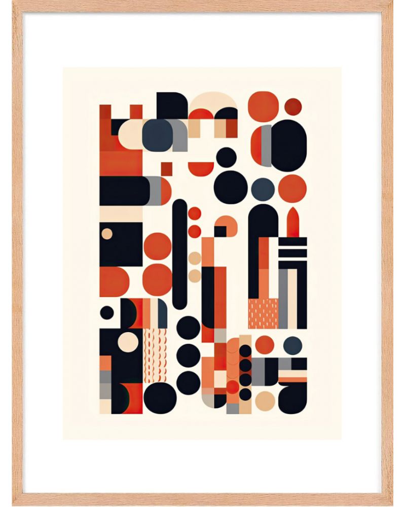 Affiche - Modern Abstract 10 (30x40 cm) - Hartman AI