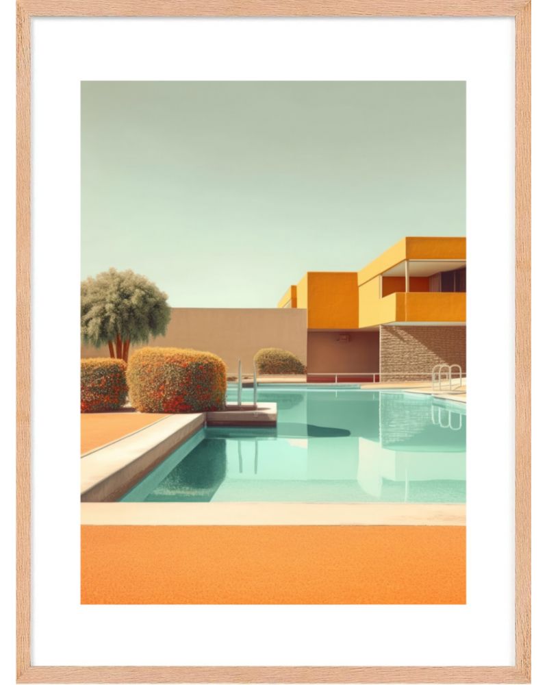 Poster - Villa California 08 (30x40 cm) - Hartman AI