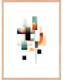 Affiche - Modern Abstract 09 (30x40 cm) - Hartman AI