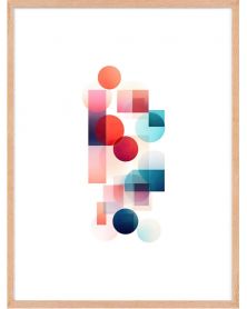Affiche - Modern Abstract 08 (30x40 cm) - Hartman AI