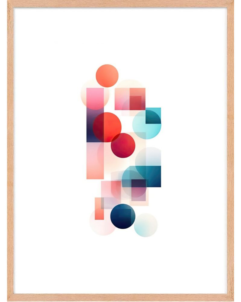 Affiche - Modern Abstract 08 (30x40 cm) - Hartman AI