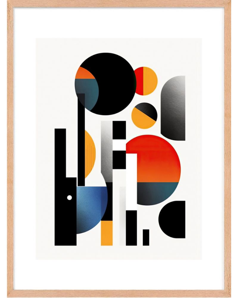 Affiche - Modern Abstract 07 (30x40 cm) - Hartman AI